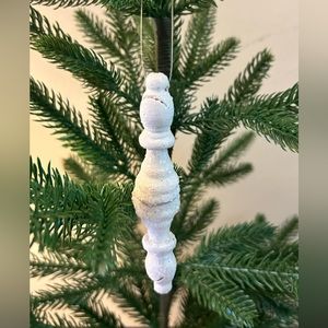 Upcycled Holiday Chess Ornament.